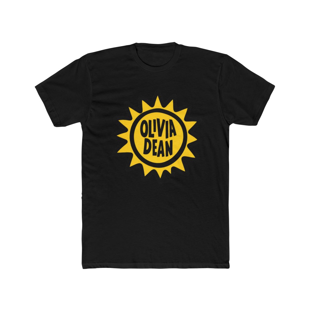 Be My Own Boyfriend Yellow Tee - Olivia Deano - alternate angle 3, merchandise