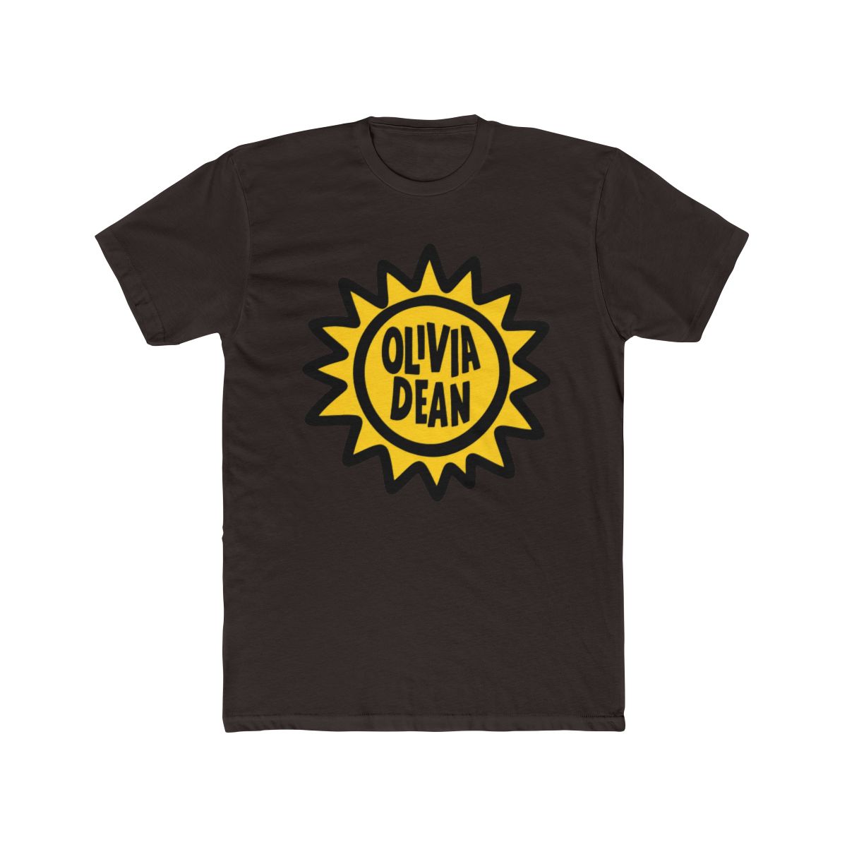Be My Own Boyfriend Yellow Tee - Olivia Deano - alternate angle 2, merchandise