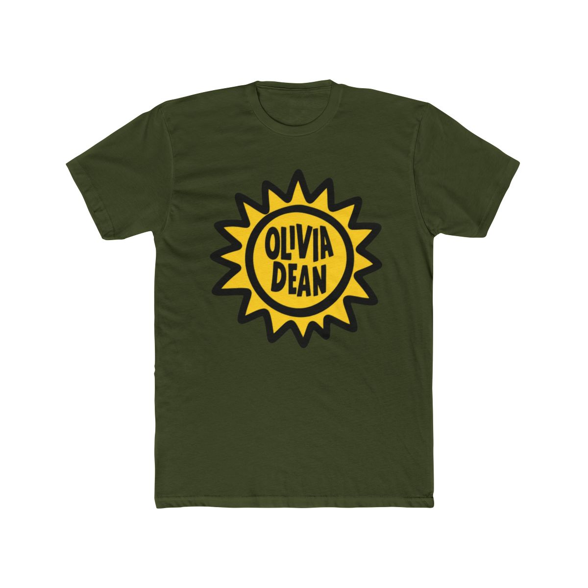 Be My Own Boyfriend Yellow Tee - Olivia Deano - alternate angle 5, merchandise